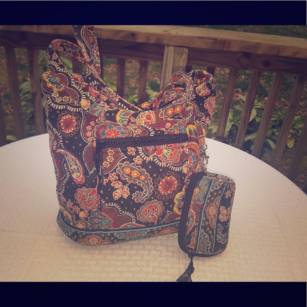 Vera Bradley tote and wristlet